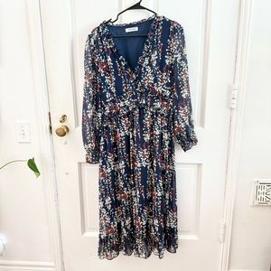 Floral Navy Dress